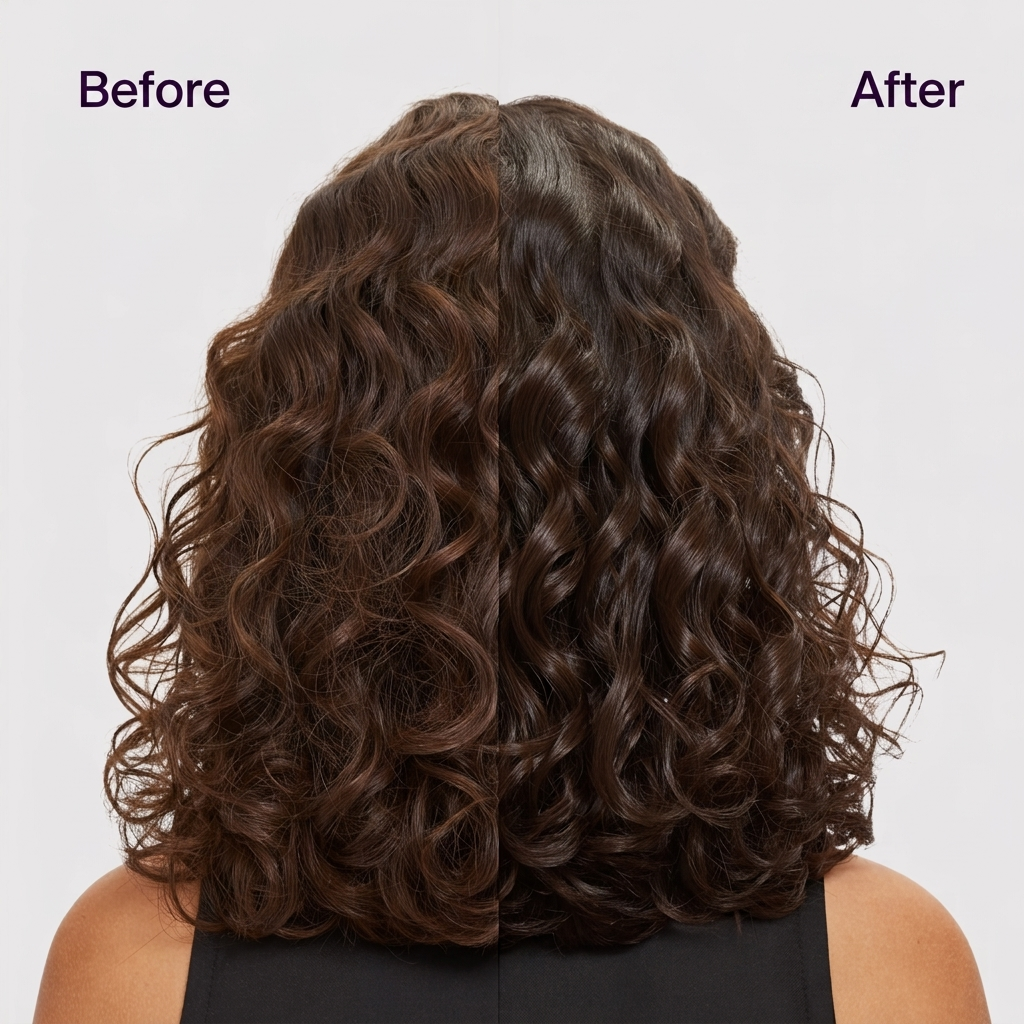 Acorde com o cabelo mais macio
