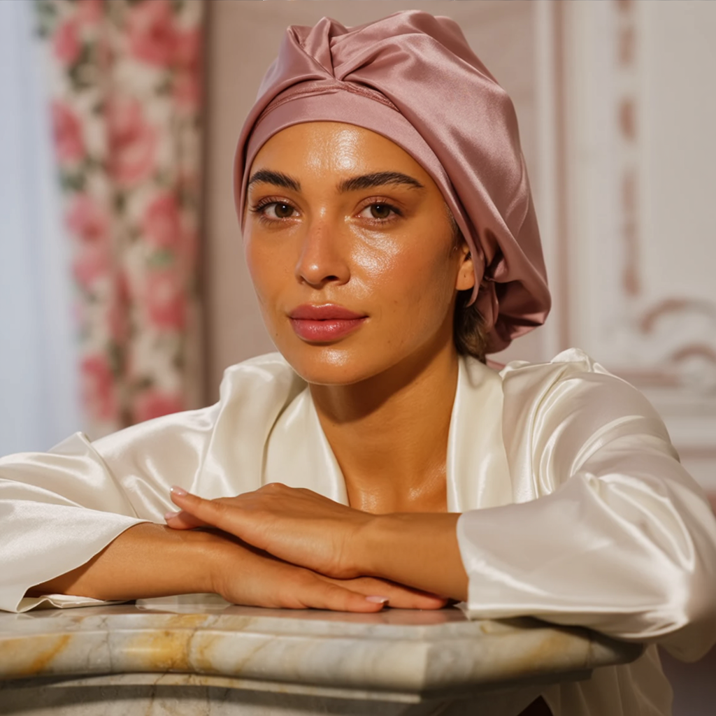 Adeus Frizz - Touca de Seda Premium